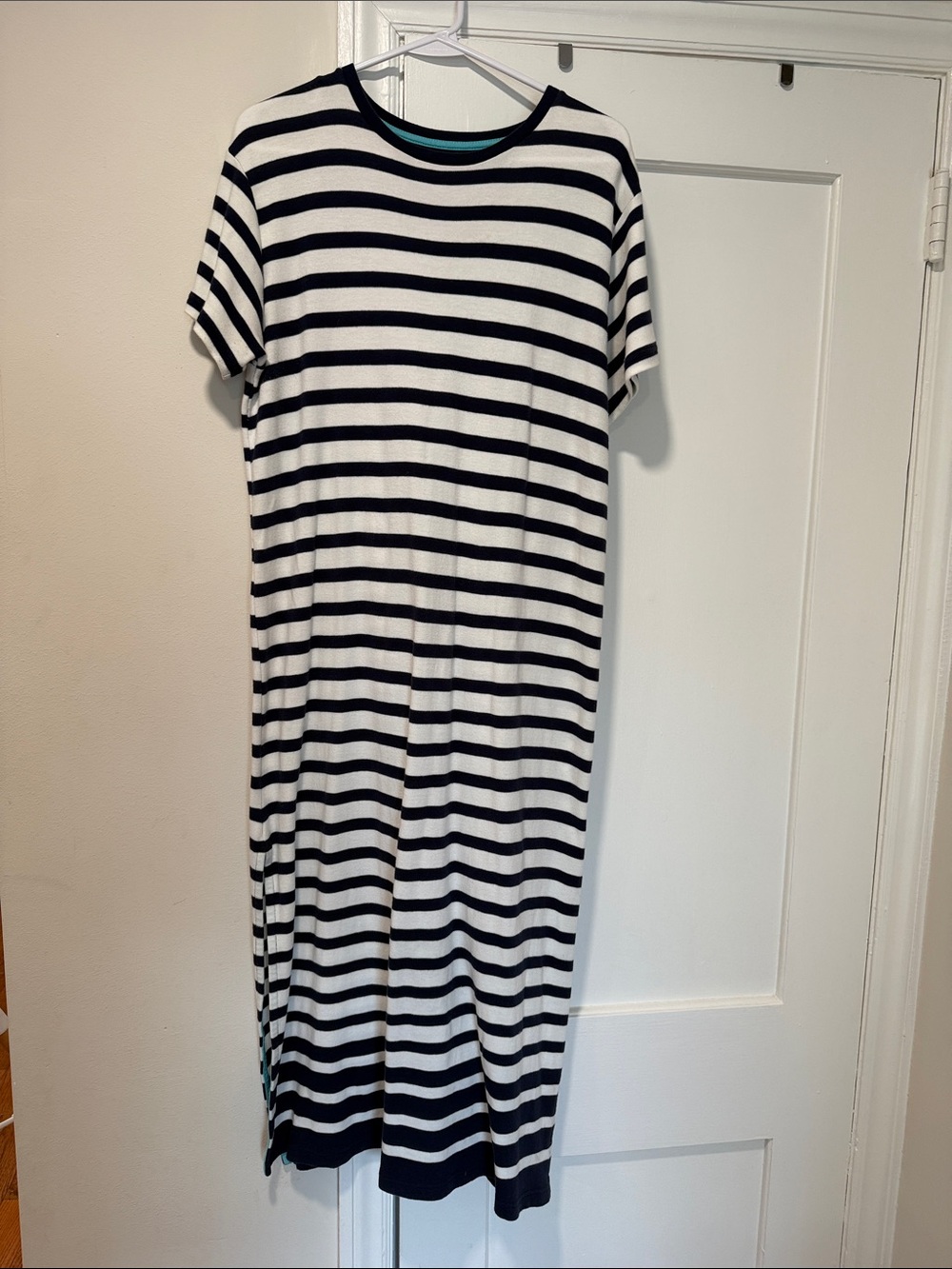 Addison Bay Navy and White Striped Maxi Dress